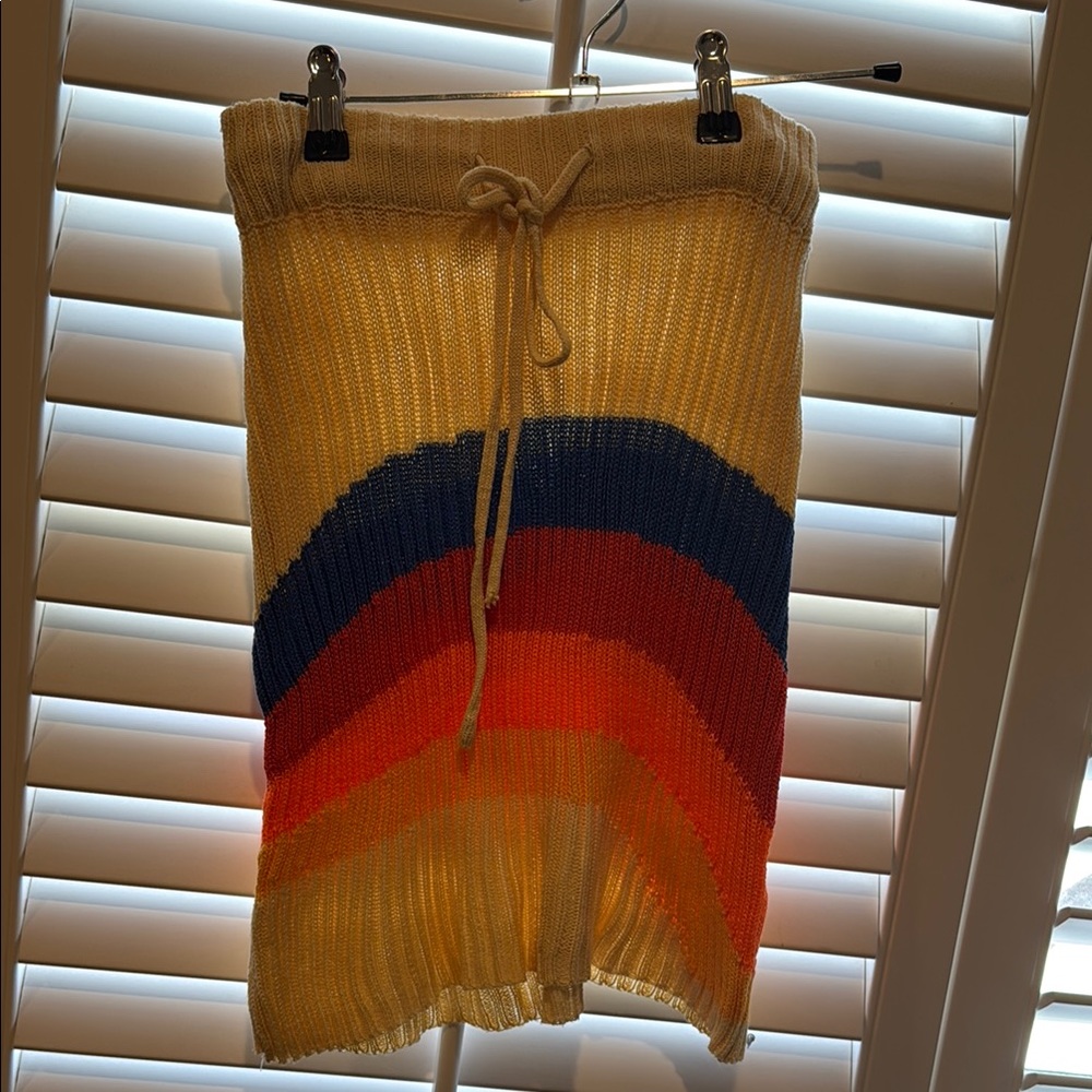 Colorful Knit Women's Skirt